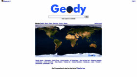 What Geody.com website looked like in 2023 (This year)