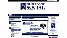 What Genealogywise.com website looked like in 2023 (This year)