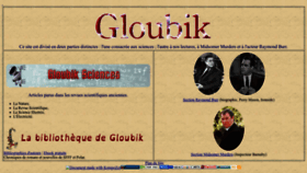 What Gloubik.info website looked like in 2023 (This year)