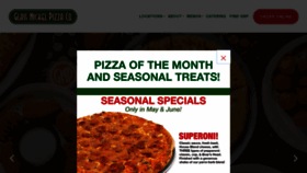 What Glassnickelpizza.com website looked like in 2023 (This year)