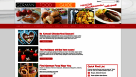 What Germanfoodguide.com website looked like in 2023 (This year)