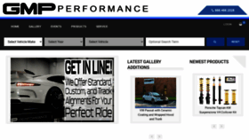What Gmpperformance.com website looked like in 2023 (This year)