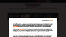 What Gazzetta.it website looked like in 2023 (2 years ago)