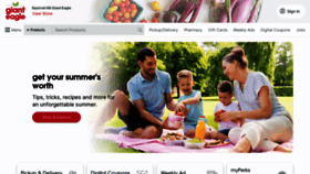 What Gianteagle.com website looked like in 2023 (This year)