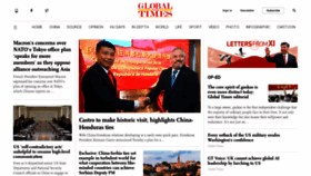 What Globaltimes.cn website looked like in 2023 (This year)