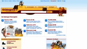 What Geizkragen.de website looked like in 2023 (3 years ago)