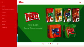 What Glico.com website looked like in 2023 (This year)