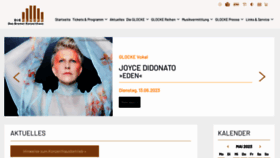 What Glocke.de website looked like in 2023 (This year)