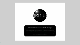 What Geniuswebs.co.uk website looked like in 2023 (This year)