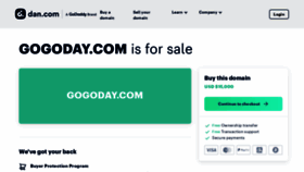 What Gogoday.com website looked like in 2023 (This year)