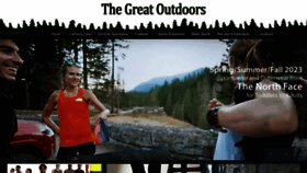What Greatoutdoorsvermont.com website looked like in 2023 (This year)