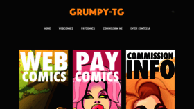 What Grumpytg.com website looked like in 2023 (This year)