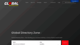 What Globaldirectoryzone.com website looked like in 2023 (This year)