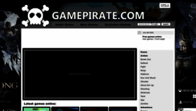 What Gamepirate.com website looked like in 2023 (This year)