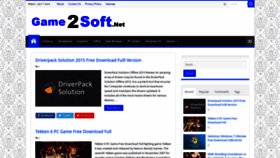 What Game2soft.net website looked like in 2023 (This year)