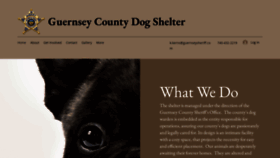 What Guernseycountydogshelter.com website looked like in 2023 (This year)