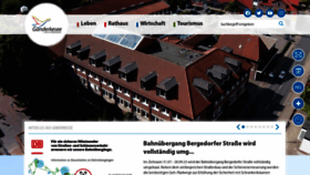 What Gemeindeganderkesee.de website looked like in 2023 (This year)