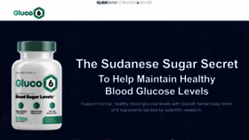 What Gluco6.com website looked like in 2023 (This year)