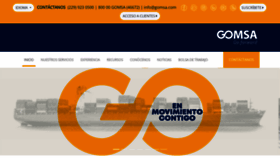 What Gomsa.com website looked like in 2023 (This year)
