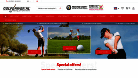What Golfdriver.nl website looked like in 2023 (This year)