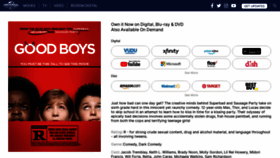 What Goodboysmovie.com website looked like in 2023 (This year)