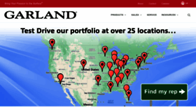 What Garland-group.com website looked like in 2023 (This year)