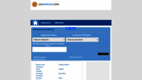 What Goempleo.com website looked like in 2023 (This year)