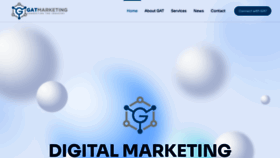 What Gatmarketing.com website looked like in 2023 (This year)