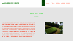 What Guangmingyuanlin.com website looked like in 2023 (This year)