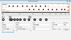 What Gear-calculator.com website looked like in 2023 (2 years ago)