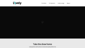 What Getlive.ly website looked like in 2023 (This year)