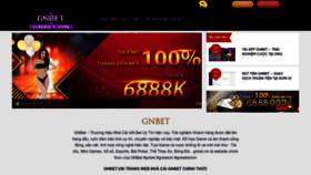 What Gnbet.vin website looked like in 2023 (This year)
