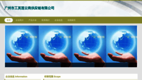 What Gonyinglian.com website looked like in 2023 (This year)