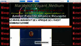 What Gambada.fr website looked like in 2023 (This year)