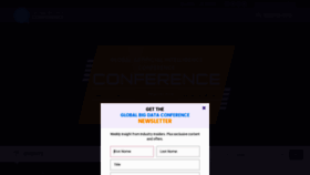 What Globalbigdataconference.com website looked like in 2023 (This year)