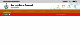 What Goavidhansabha.gov.in website looked like in 2023 (2 years ago)
