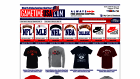 What Gametimeusa.com website looked like in 2023 (This year)