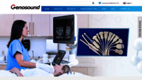 What Genosound.com website looked like in 2023 (This year)