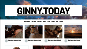 What Ginnymcqueen.com website looked like in 2023 (This year)