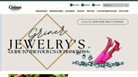 What Grinerjewelryco.com website looked like in 2023 (This year)