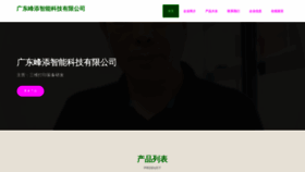 What Gdfengtian.com website looked like in 2023 (This year)