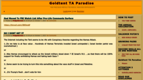 What Goldtadise.com website looked like in 2023 (This year)