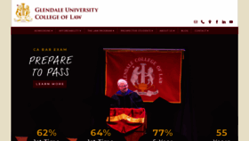 What Glendalelaw.edu website looked like in 2023 (This year)