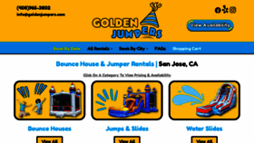 What Goldenjumpers.com website looked like in 2023 (This year)