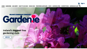 What Garden.ie website looked like in 2023 (This year)