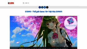 What G18vn.online website looked like in 2023 (This year)