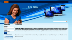 What G24sms.com website looked like in 2023 (This year)