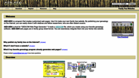 What Ged-gen.com website looked like in 2023 (This year)