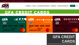 What Gfafcu.com website looked like in 2023 (This year)