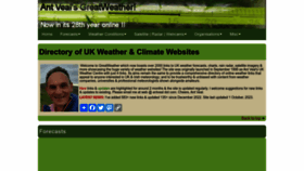 What Greatweather.co.uk website looked like in 2023 (This year)